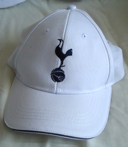 Neue offizielle Tottenham Hotspur Spurs Unisex Kinder weiß Kern Baseballkappe neu mit Etikett