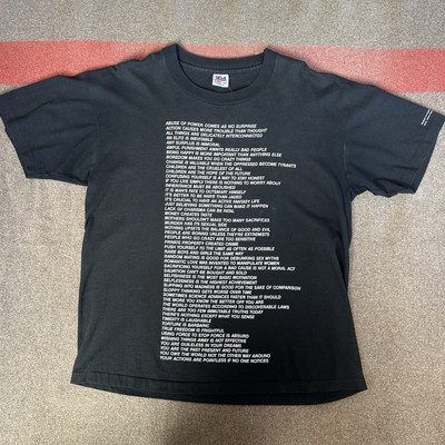 JENNY HOLZER   NEO-CONCEPTUAL ART   2000s   VINTAGE   RARE   T-SHIRT