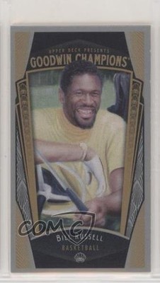 2015 Goodwin Champions Cloth Minis Lady Luck Back 36/50 Bill Russell #64 HOF 7y2