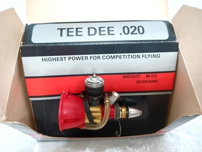 Tee Dee .020 No.160 エンジン COX TEE DEE .020 No.160 Airplane Engine New in Box & Manual
