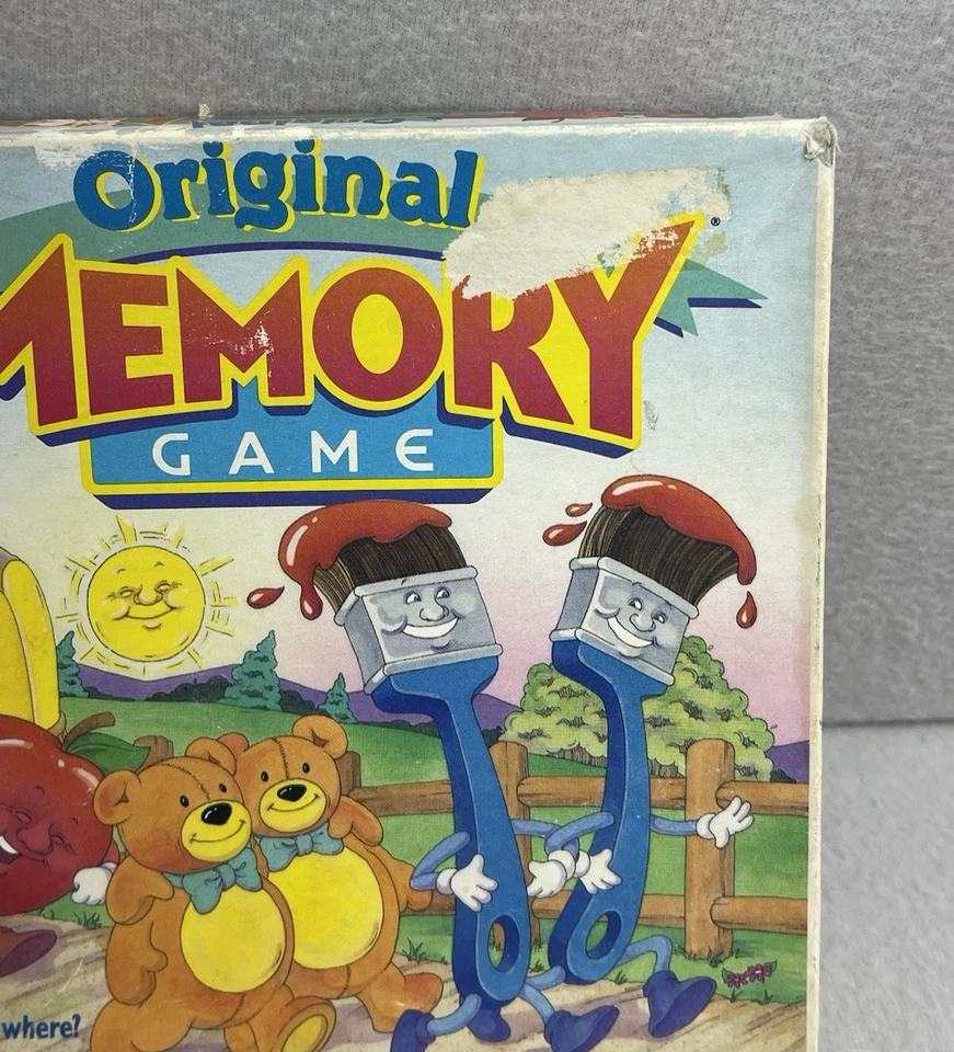 VTG 1990 Milton Bradley Original Memory Game Ages 3–6 Missing 4 Sets - Image 2 of 4