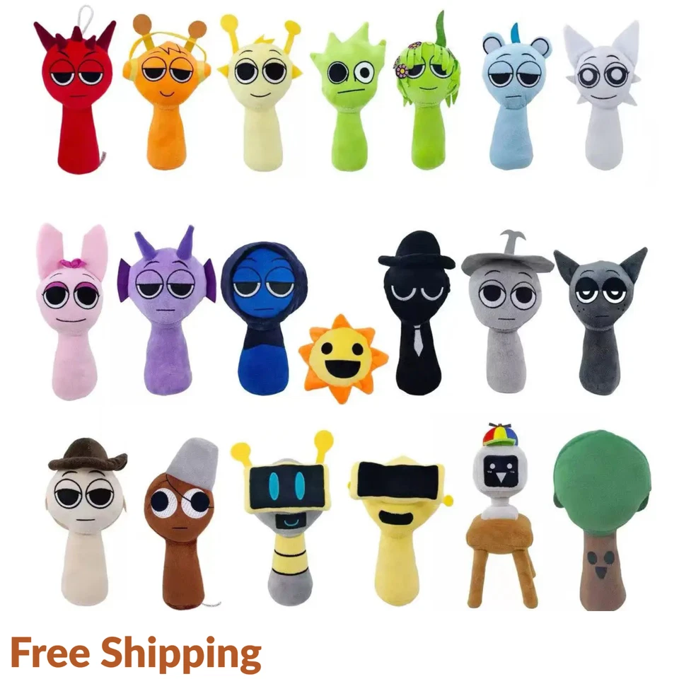 Sprunki Plush Toy Simon Oren Winda Sprunki Character Doll Plush Toy Gift - Image 1 of 1