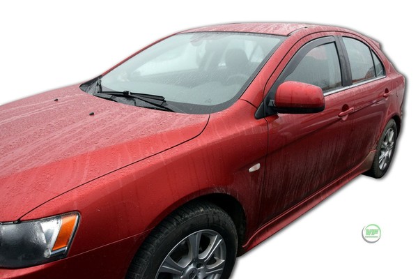 Windabweiser Regenabweiser Heko FüR Mitsubishi Lancer 2007-2016 4-TüRer 2-Tlg-image