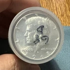 1-Roll 1968-d Kennedy Half Dollars -  40% silver  BU