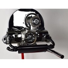 Single-tip Gt Exhaust For Type 1 Vw Engines Raw Dunebuggy Vw