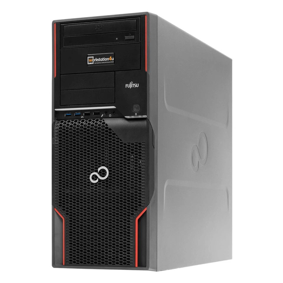 Gaming Fujitsu - Xeon E5-2670, 64GB RAM, 500GB SSD, Geforce RTX 3060, W10, DVD - Bild 1 von 1