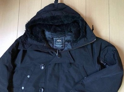 Alpha Industries MA-1 N-3B Bomber Jacket 60/40 Cotton Nylon Used