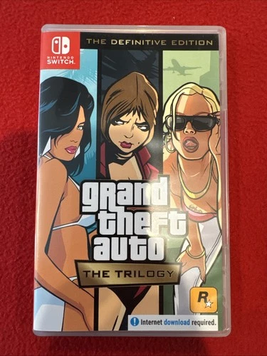 Grand Theft Auto Trilogy Definitive Edition | Nintendo Switch 2024 CIB Complete