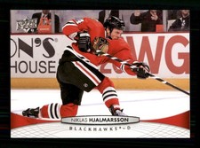  414 Niklas Hjalmarsson  Blackhawks 2012 Upper Deck Hockey Sports Trading Card