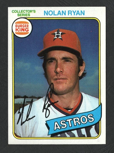 1980 Topps Pitch, Hit & Run Baseball Card #9 Nolan Ryan – Houston Astros