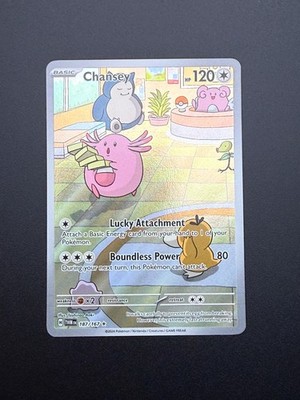 Chansey Illustration Rare SV06: Twilight Masquerade 187/167 NM | eBay