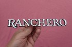 1977 79 Ford Ranchero fender emblem, NOS! D7OB 16B114 nameplate