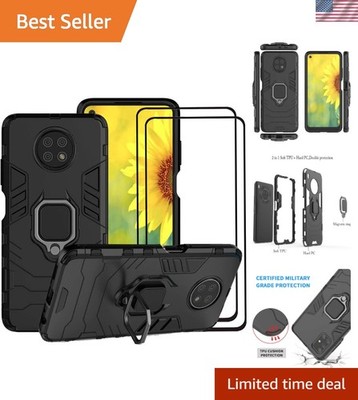 Xiaomi Redmi Note 9T 5G Heavy-Duty Armor Case with Kickstand & Screen Protector