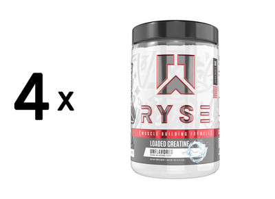 4 x RYSE Loaded Creatine Unflavoured (30 serv) Unflavoured (147,97 EUR/kg)