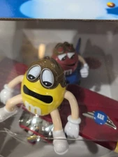 Vintage M&M Candy DISPENSER Aviator Barnstorming Rides Plane