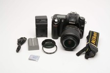 Nikon D50 DSLR body w/18-55mm f3.5-5.6G VR, batt, charger, USB, SD, 13K Acts