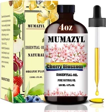 Cherry Blossom Essential Oil, Cherry Blossom Oil 4 Fl Oz 120ML for Diffuser Humi