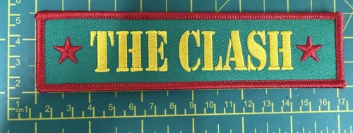 The Clash Military Logo Woven Sew Or Iron On Patch  Officially Licensed Patch