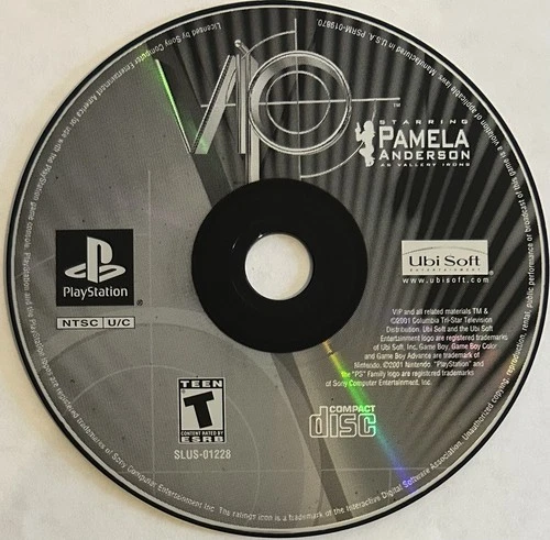 VIP starring Pamela Anderson (PlayStation 1, PS1) DISC ONLY | NO TRACKING, M1335