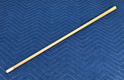High Quality 3/8-10 Pin Straight and Smooth Maple Pool Cue Shaft Black Collar