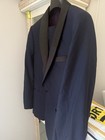 Indochino Tuxedo Suit Mens 42 Shawl Collar Wool Cashmere Side Adjusters  42R 34W — photo 2