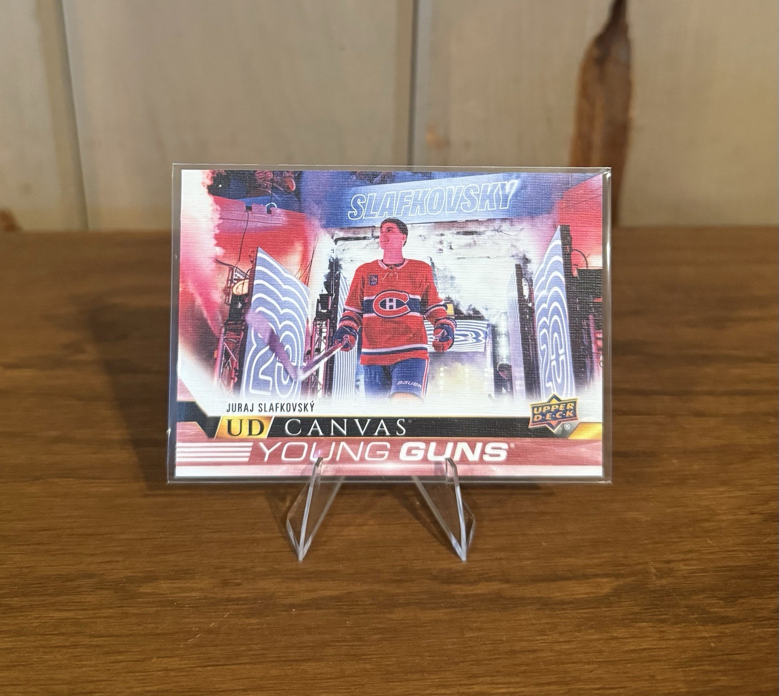2022-23 Upper Deck Series 2 - Ud Canvas Young Guns Juraj Slafkovsky #C211 (RC)