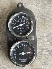VINTAGE HARLEY SPEEDOMETER TACHOMETER SHOVELHEAD LOWRIDER SUPERGLIDE SPORTSTER