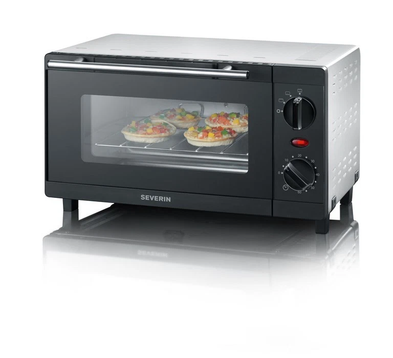 4008146008955 Severin TO 2052 Grill Oven 9L 800W Black Grill Severin