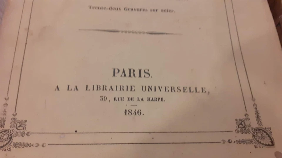 Le Monde Histoire Pittoresque de Tous les Peuples-1846, Paris, 4 books, antique - Image 4 of 4