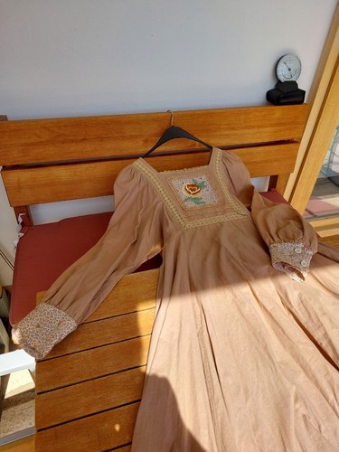 Kleid lang Vintage Betty Barclay 1970er - Bild 6 von 11