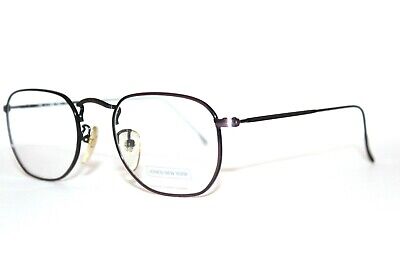 BRAND JONES NEW YORK J199 C3 PURPLE VINTAGE EYEGLASSES RX 50 BRAND JONES NEW YORK J199 C3 PURPLE VINTAGE EYEGLASSES RX 50