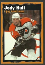 Jody Hull 2000-01 Philadelphia Flyers Team Issued Hockey Postcard