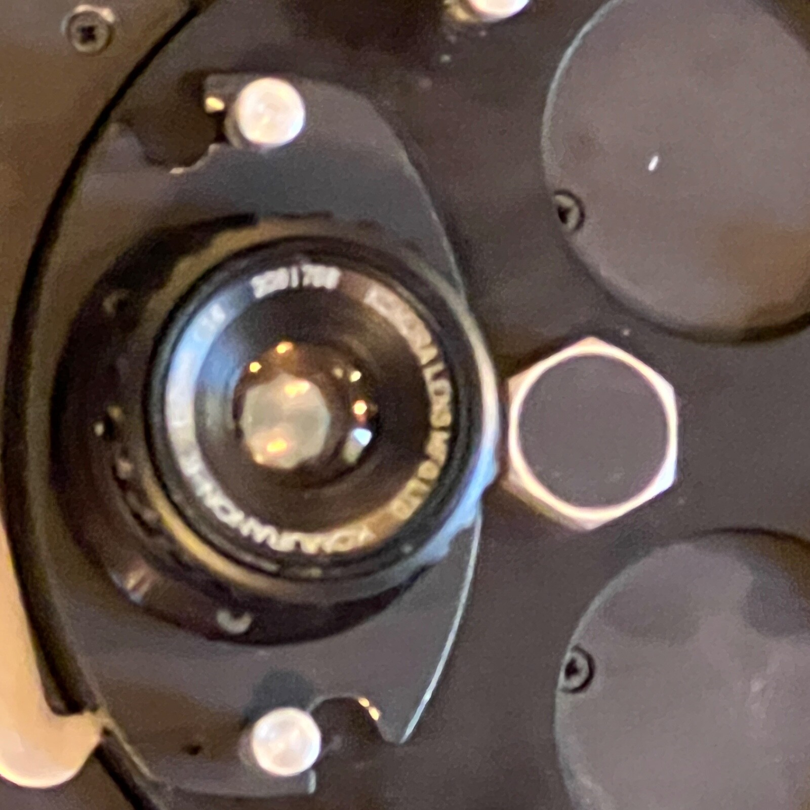 Omega 3-Lens Turret 404-867 With A Komura enlarger lens