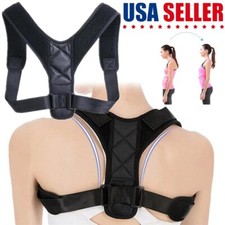 Adjustable Posture Corrector Back Brace Shoulder Support Clavicle Belt Men Women