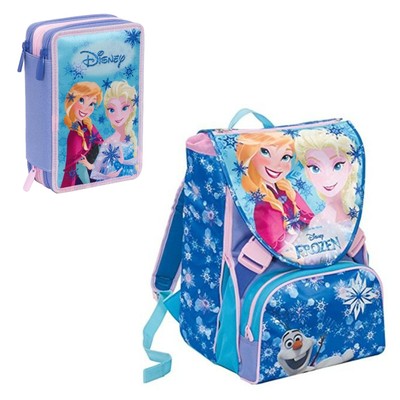 zaino estensibile disney Frozen 2 con astuccio per bambina scuola elementare  | eBay