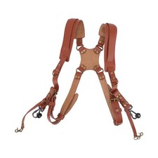 Double Camera Harness Quick Release Adjustable Leather Camera Harness for Pho...
