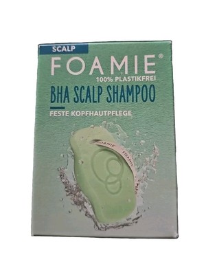 Foamie Festes Shampoo SCALP, Anti-Schuppen Shampoo Kopfhaut mit BHA,