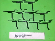 2" Slatwall Hooks, Black, Hanger Display,Display Panel Hooks Wire Metal 10 Pcs