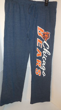 New Ladies NFL Official Chicago Bears Blue Logo Drifit Lounge Pants Size Medium