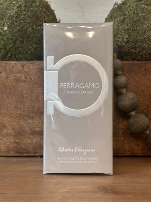 Salvatore Ferragamo Bright Leather 3.4 oz/100 ml Eau De Toilette NEW & SEALED