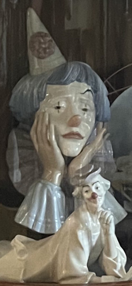 Lladro 廃盤ピエロセット CLOWN COLLECTION Lladró - Pierrot, Emmett Kelly Figurines Plates