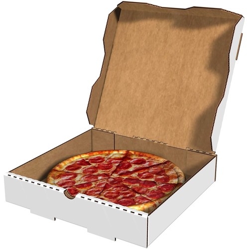 Premium Extra White Cardboard Pizza Boxes - 10 x 10 - Durable - 50 Pack - Bulk - Picture 9 of 9