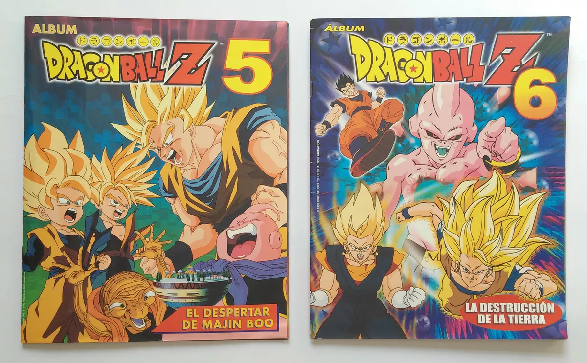 DRAGON BALL Z 5 Album + Full Set 208/208 PERU 2008 Navarrete Majin