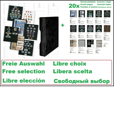 Lindner-Ringbinder-1124OMNIA-S-Sxhwarz-Kassette 20-collector-free selection