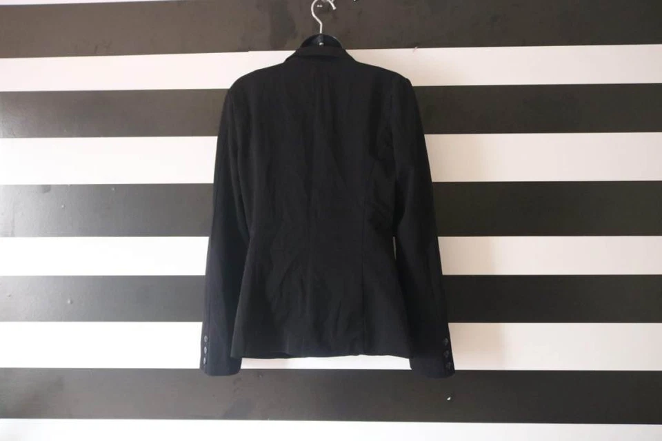 Blazer para mujer Maurices negro botón liso talla M mediano Foto 2 de 4