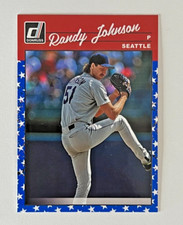 2023 Donruss Baseball Diamond Kings Randy Johnson Independence Day Parallel
