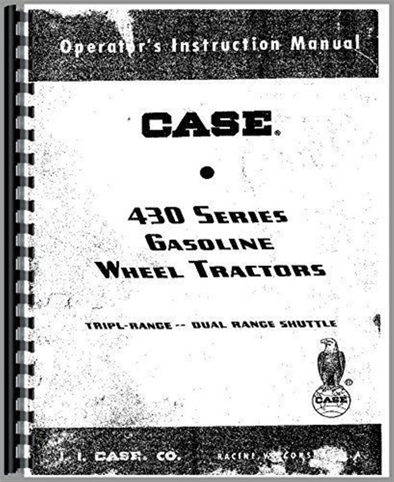 JI Case 430 435 440 441 445 Tractor Owners Operators Manual SN 6144001