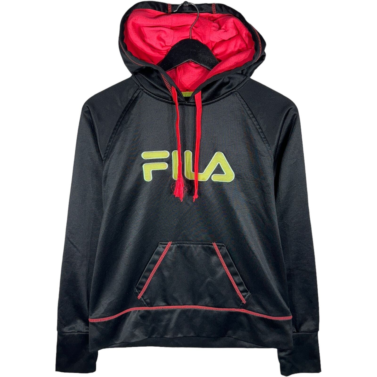 Felpa con cappuccio logo Fila