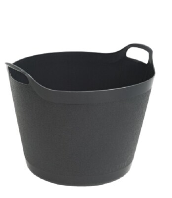 3x WHAM Große Flexi-Store Runde Wanne 38 Liter   Graphit