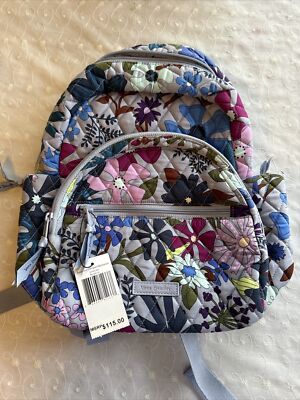 Bengal Lily Quilted Floral Mini Backpack - Vera Bradley NWT Vera Bradley Bengal Lily Essential Compact Backpack  main image 2